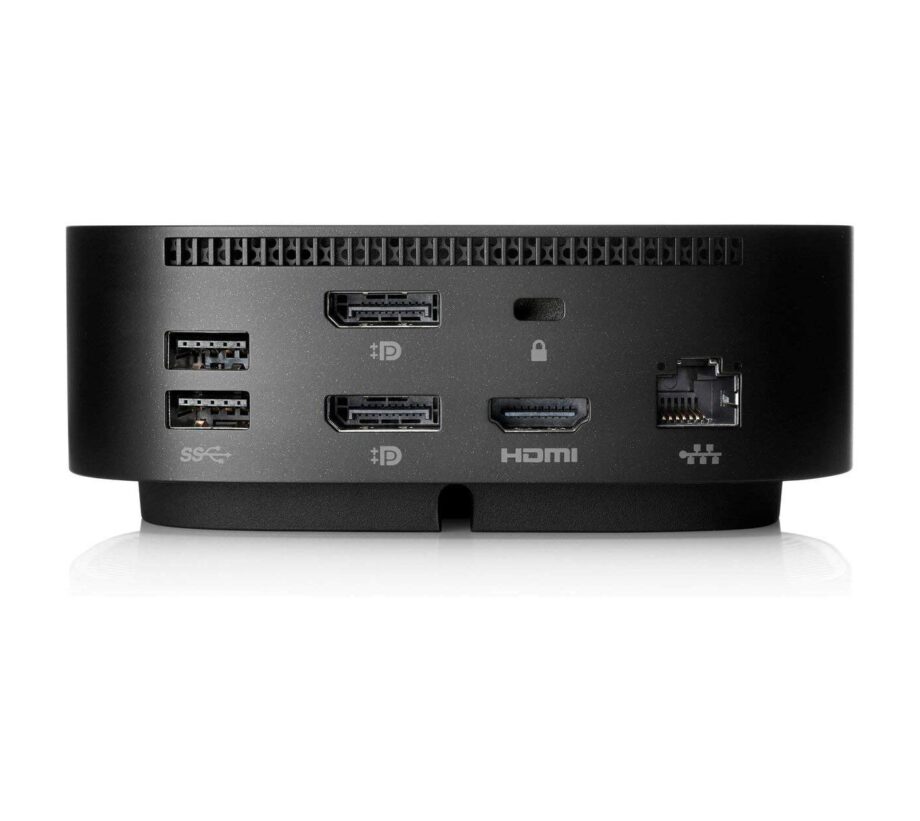 hp usb-c g5 essential dock back