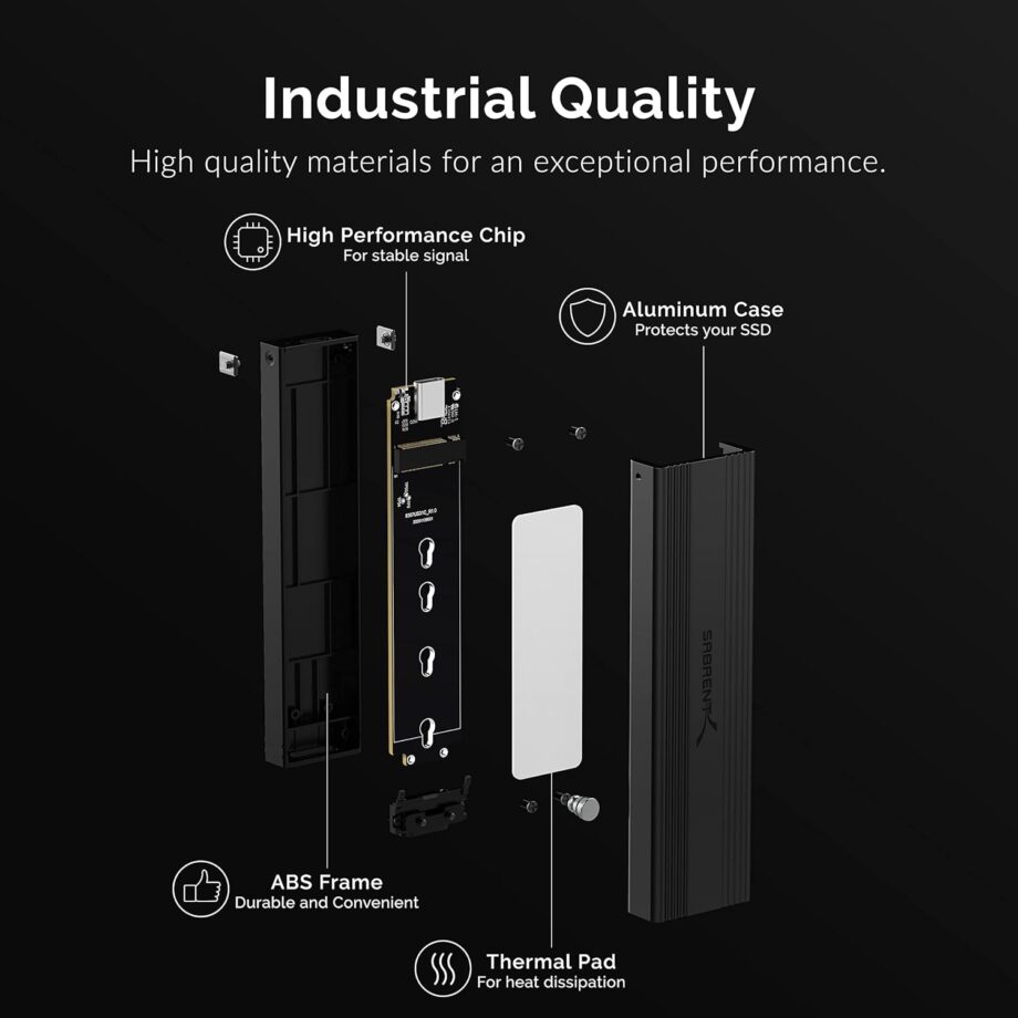USB 3.2 Type-C Tool-Free Enclosure - Image 4